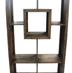 ספריית עץ טבעי