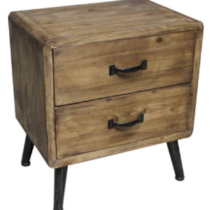 שידת לילה עץ טבעי