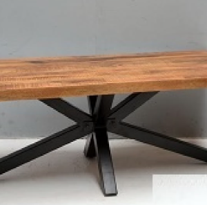 שולחן סלון מלבני עץ מנגו