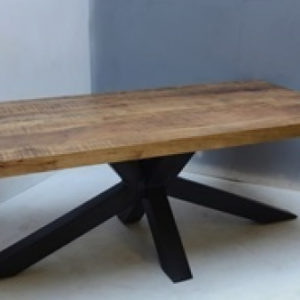 שולחן אוכל מלבני עץ מנגו