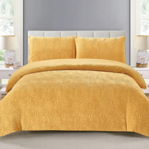 סט מצעים חורפי חרדל